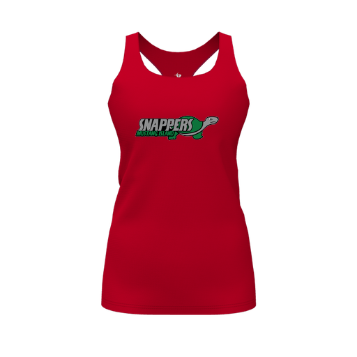 [FT0TRBRD-FYS-LOGO1] Decker Racerback Tank Top (Female Youth S, Red, Logo 1)