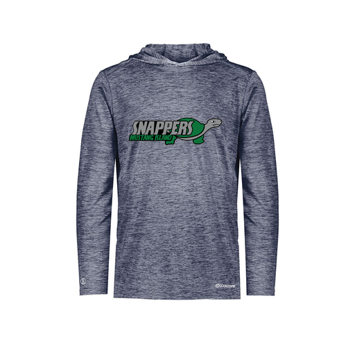 [FOLHCGNV-YS-LOGO1] Decker Youth Charge Hoodie (Youth S, Navy, Logo 1)