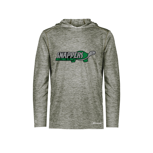 [FOLHCGGY-YS-LOGO1] Decker Youth Charge Hoodie (Youth S, Gray, Logo 1)