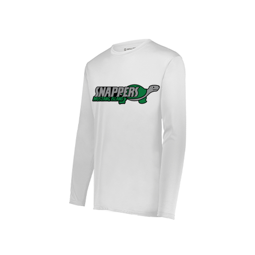 [222822.005.XS-LOGO1] Men's LS Smooth Sport Shirt (Adult XS, White, Logo 1)