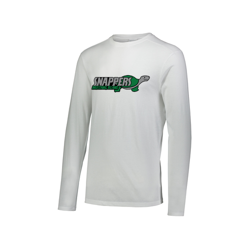 [FTLCUBWH-AXS-LOGO1] Decker Men's Tri-Blend T-Shirt - Long Sleeve (Adult XS, White, Logo 1)