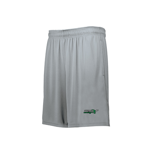 [229511.099.XS-LOGO1] Decker Men's Swift Short (Adult XS, Silver, Logo 1)